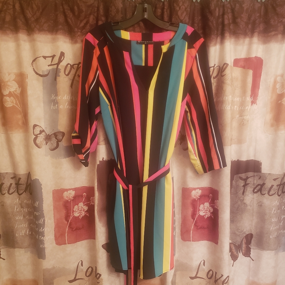 Multi Color Dress - Picture 3 of 4